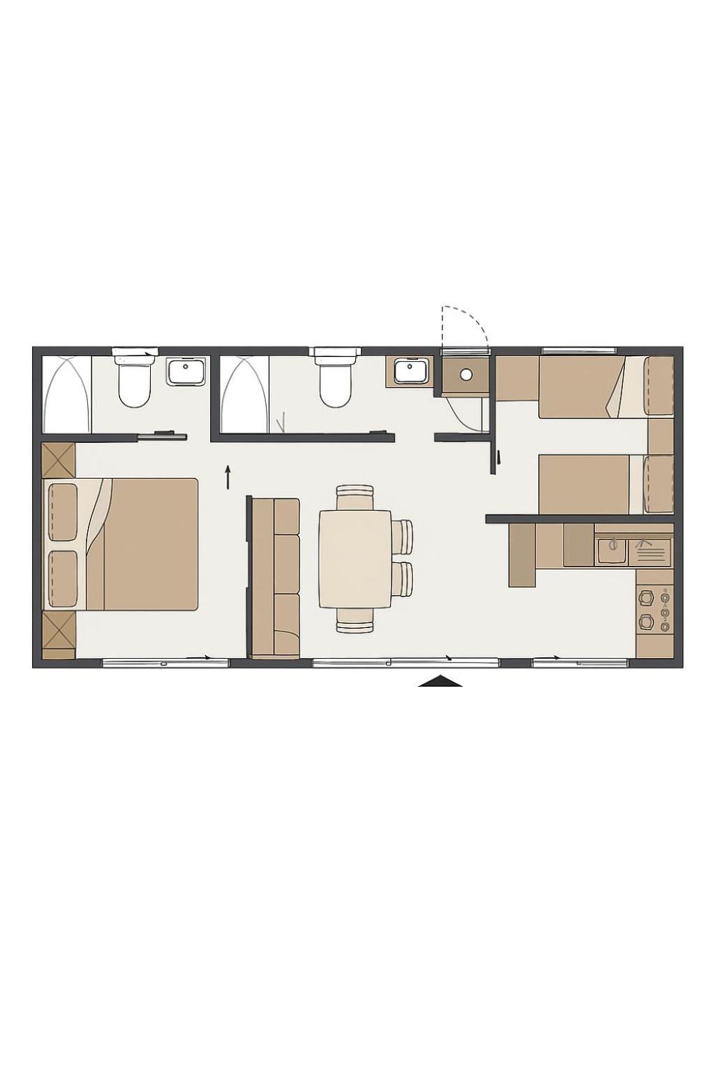 Mobile Home Sweet Summer Biograd Na Moru Bagian luar foto
